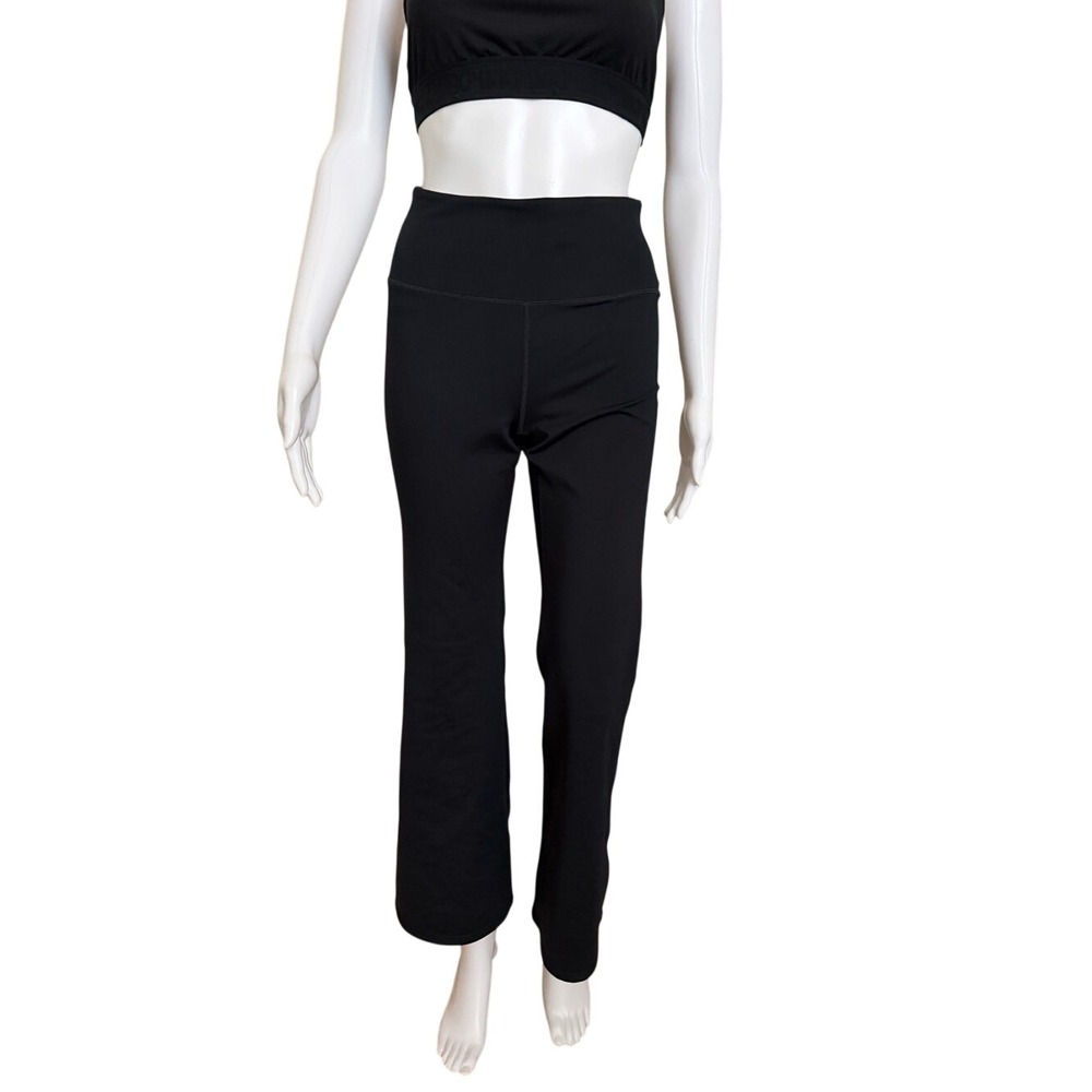 Unbranded High-Rise Black Stretch Athletic Activewear Pants Size Small